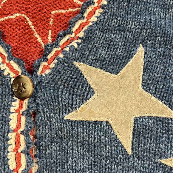 Cambridge Country Store Dry Goods, Microsuede Stars Embroidered on Sweat… - Picture 5 of 6